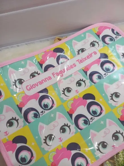 Jogo Americano Infantil Plastificado, Panda Puket