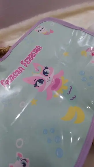 Jogo Americano Infantil Plastificado, Gata Puket Sereia