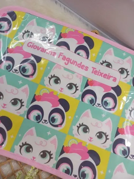 Jogo Americano Infantil Plastificado, Panda Puket