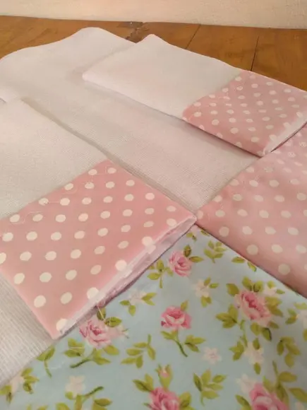 Kit 3x Fralda de Ombro, 3x Fraldinha Boca Bebe 100% Algodão.