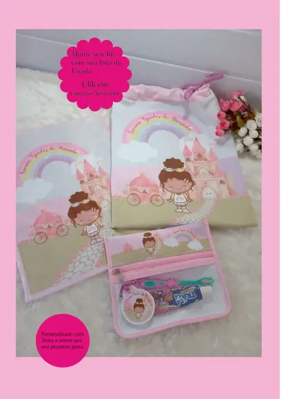 Kit Escolar Personalizado.