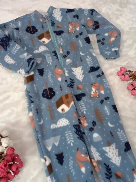 Macacão Pijama em Microsoft. (1, 2 ou 3 anos)