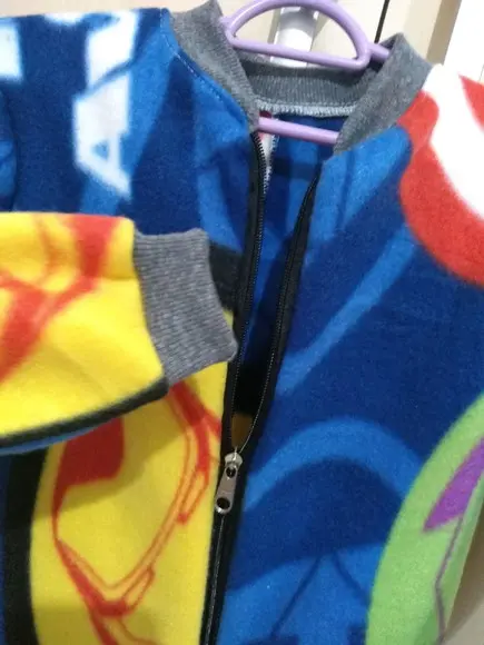 Macacão Pijama em Soft Abertura em Zíper. (4 Anos )