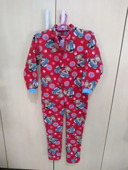 Macacão Pijama em Soft, (4 ou 6 anos)