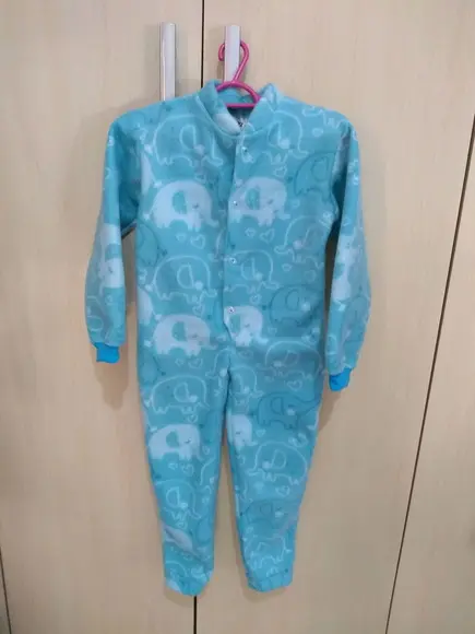 Macacão Pijama em Soft, (4 ou 6 anos)