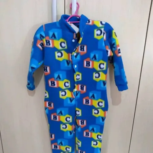 Macacão Pijama em Soft, (4 ou 6 anos)ESTAMPA INDISPONÍVEL.