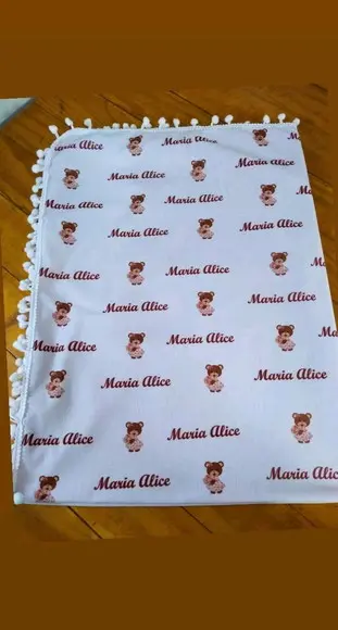 Manta Personalizada para bebê