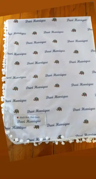 Manta Personalizada para bebê