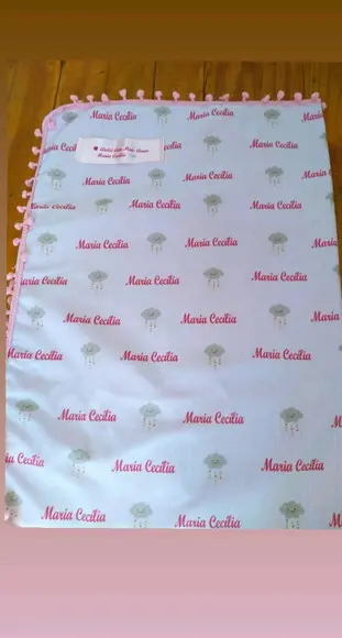 Manta Personalizada para bebê