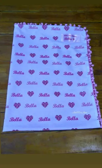 Manta Personalizada para bebê