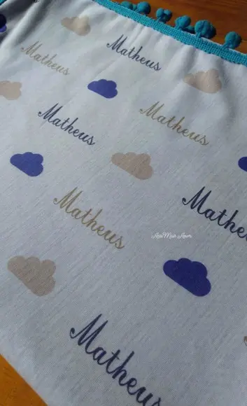 Manta Personalizada para bebê