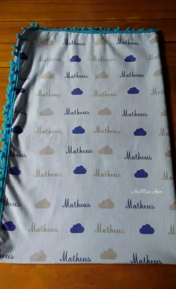 Manta Personalizada para bebê