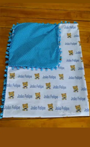 Manta Personalizada para bebê