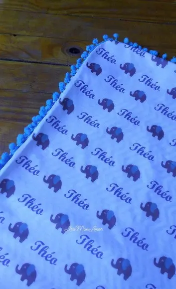 Manta Personalizada para bebê