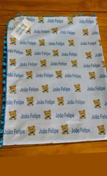 Manta Personalizada para bebê