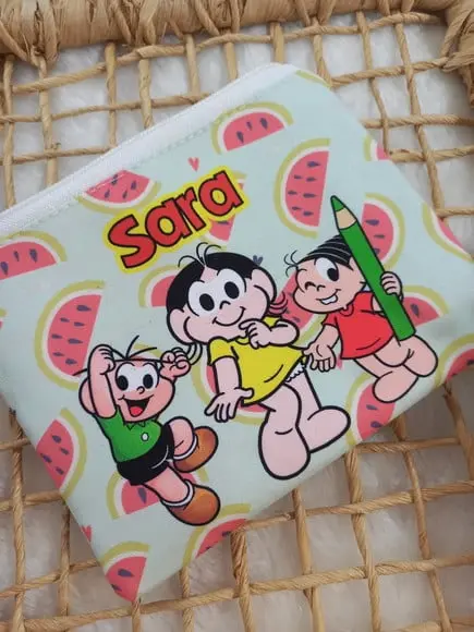 Necessaire Bolsinha Personalizada Lembrancinha Festa Escola