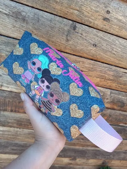 Necessaire Box, com Alça Personalizada.