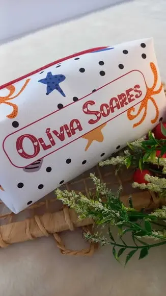 Necessaire Box, com Alça Personalizada.