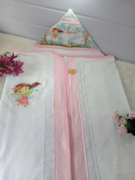 Toalha De Banho Com Capuz Personalizada.