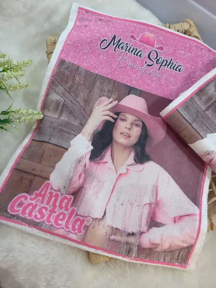 Toalhinha Personalizada Sublimação.