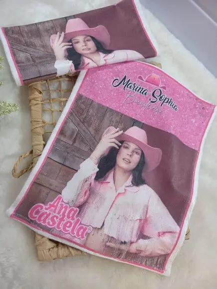Toalhinha Personalizada Sublimação.