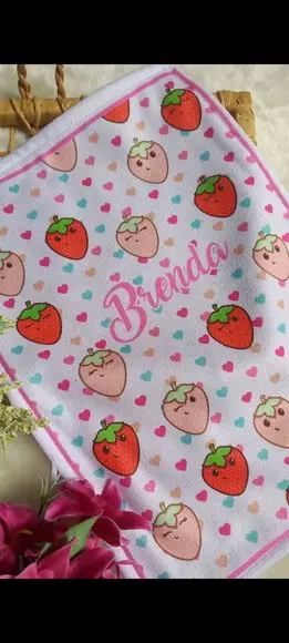 Toalhinha Personalizada Sublimação.