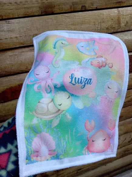 Toalhinha Personalizada Sublimação.