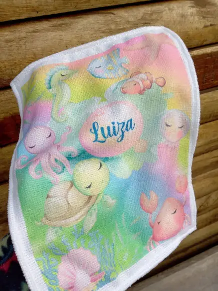 Toalhinha Personalizada Sublimação.
