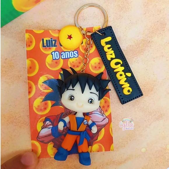 Chaveiro Personalizado Dragon Ball Z em Biscuit