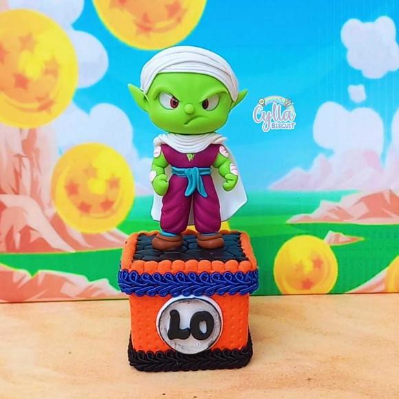 Kit 10 Caixinha Acrilica Luxo 5x5 Dragon Ball Z em Biscuit