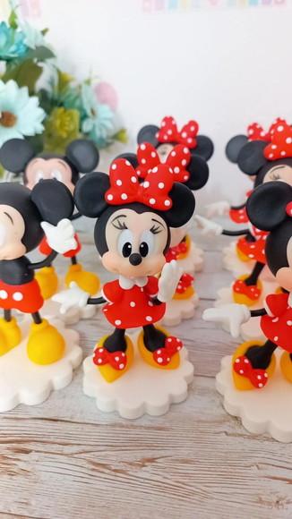 Kit 18 Apliques Luxo Turma do Mickey de Biscuit