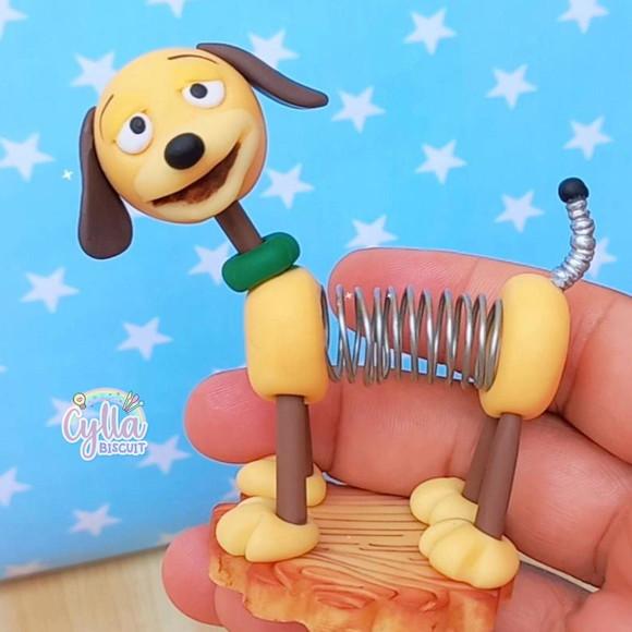 Kit 7 Apliques Toy Story em Biscuit