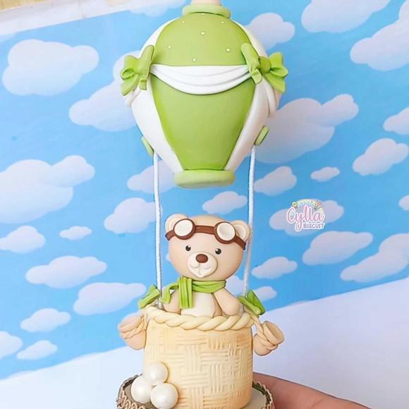 Nutella Luxo Urso Aviador em Biscuit