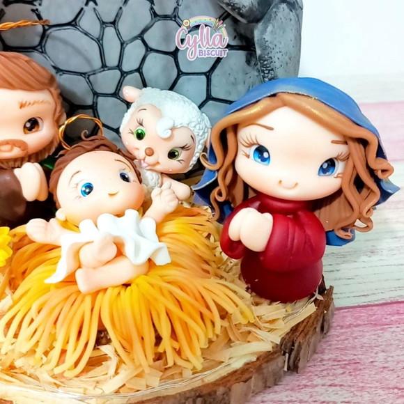Presépio de Natal em Biscuit