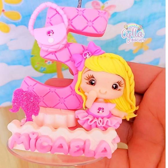 Vela Barbie em Biscuit