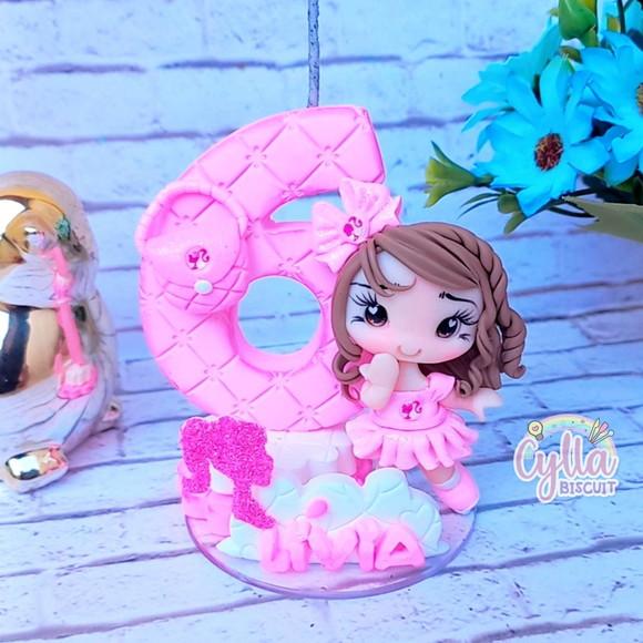 Vela Barbie em Biscuit