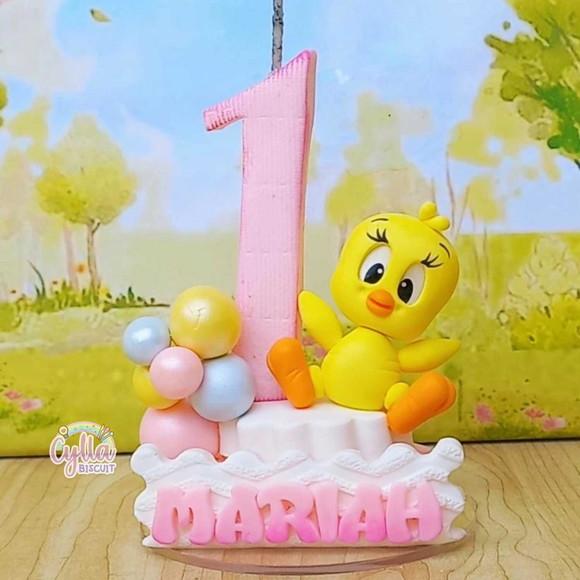 Vela de Aniversário Piu-piu Biscuit
