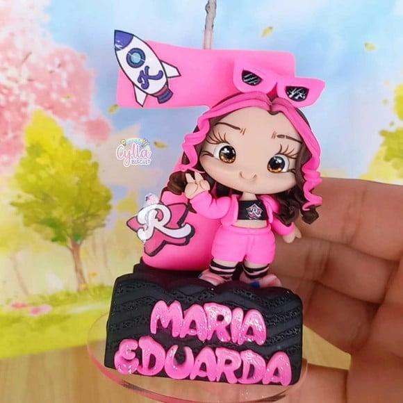 Vela Emilly Vick dos Rosa em Biscuit