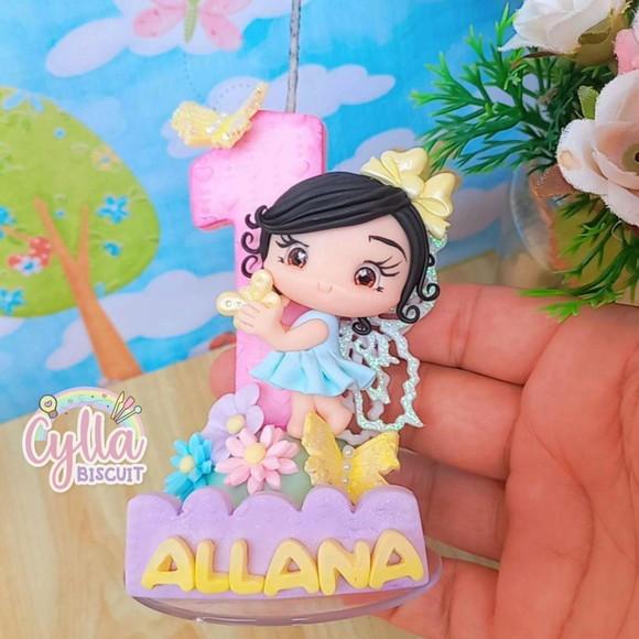 Vela Jardim em Biscuit