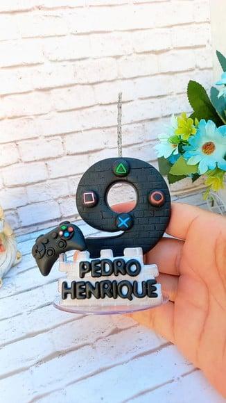 Vela Vídeo Game em Biscuit