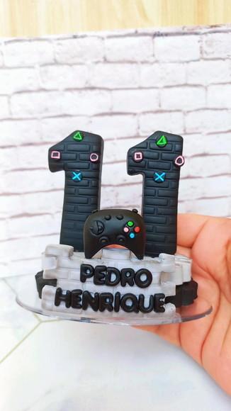 Vela Vídeo Game em Biscuit