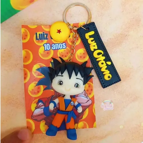 Chaveiro Personalizado Dragon Ball Z em Biscuit