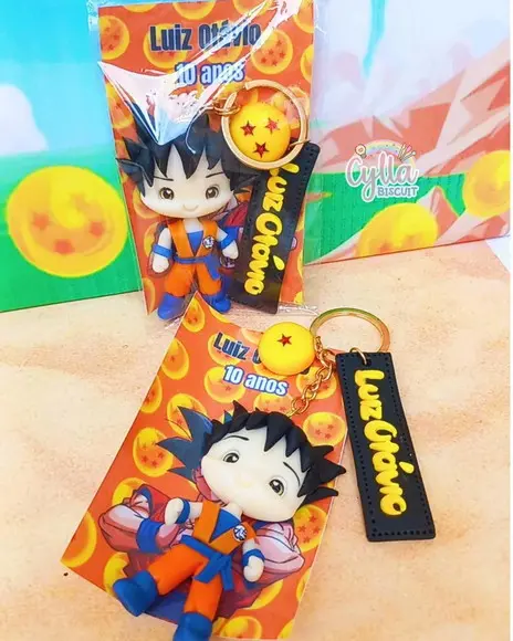 Chaveiro Personalizado Dragon Ball Z em Biscuit