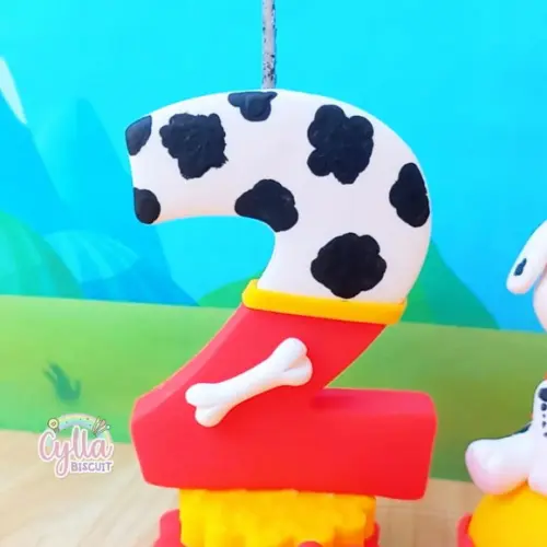 Patrulha Canina Topo de Bolo Biscuit