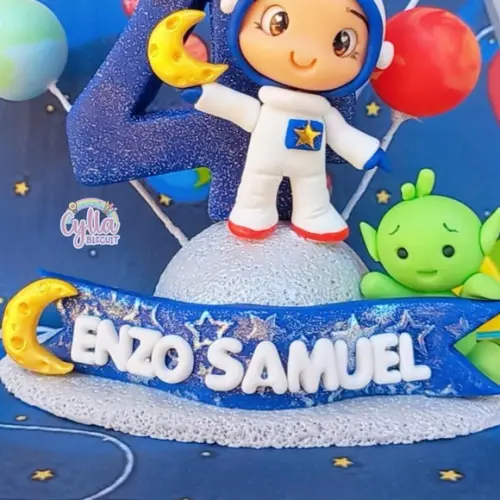 Vela Astronauta em Biscuit