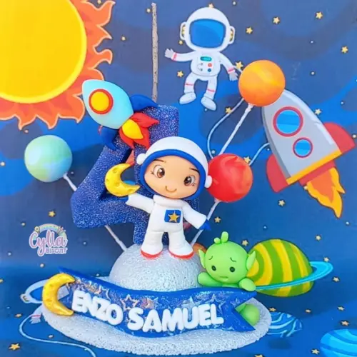 Vela Astronauta em Biscuit