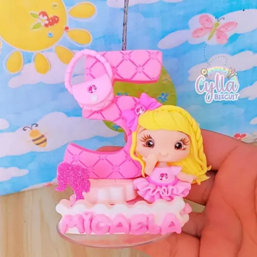 Vela Barbie em Biscuit