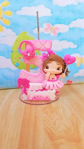 Vela Barbie em Biscuit