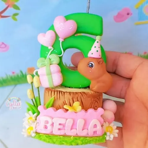 Vela Biscuit Capivara