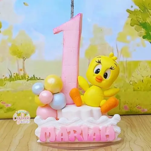 Vela de Aniversário Piu-piu Biscuit